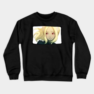 Gravity Rush - Kat Worried Maid Portrait Crewneck Sweatshirt